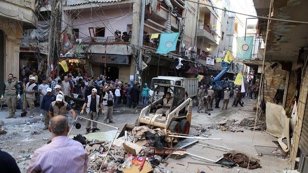 Barrio chií de Beirut donde los yihadistas suníes atentaron el jueves