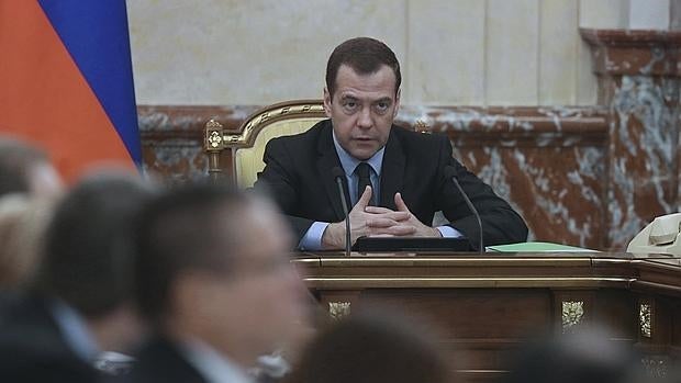 El primer ministro ruso, Dimitri Medvédev