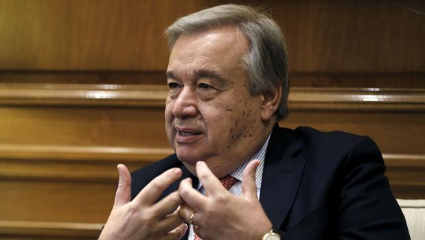 El ex primer ministro portugués Antonio Guterres