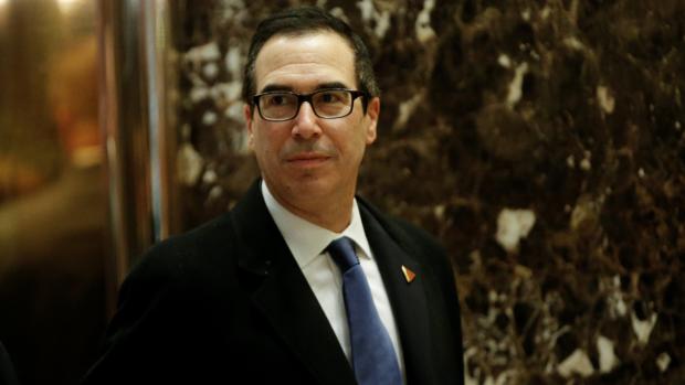 Steven Mnuchin, en la Trump Tower de Nueva York