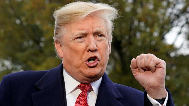 Donald Trump, antes de partir hacia París