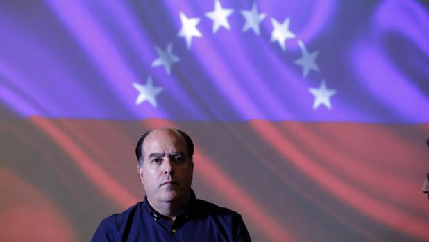 Julio Borges, el pasado año durante una rueda de prensa en Panamá