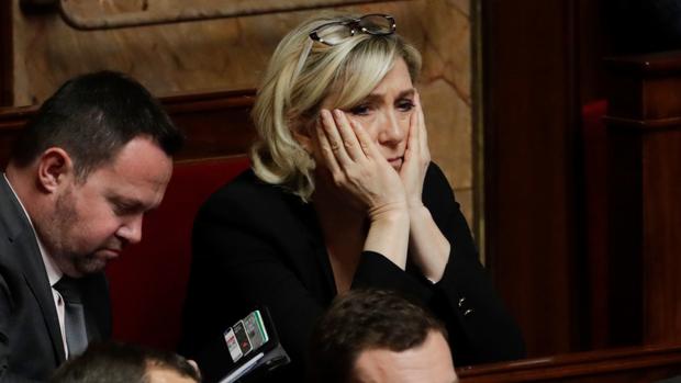 La líder de Agrupación Nacional, Marine Le Pen