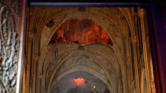 El interior de la catedral, anoche