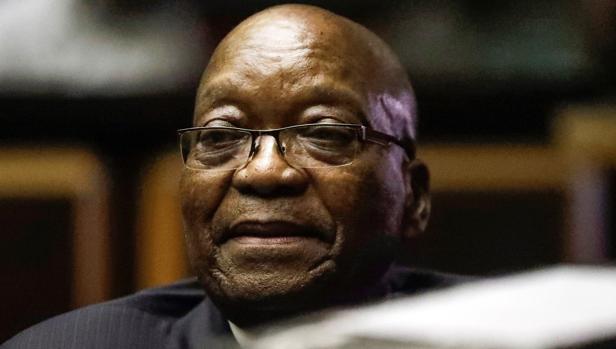 Zuma durante una sesión del juicio