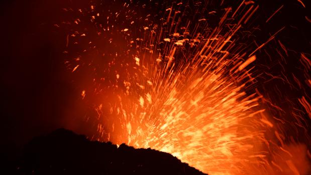 Imágenes de la erupción del volcán Etna