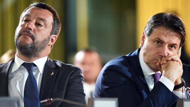 Matteo Salvini y Giuseppe Conte, el pasado 23 de mayo