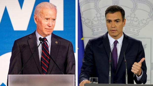 Joe Biden y Pedro Sánchez