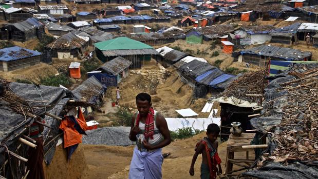 El campamento de refugiados rohingyas en Kutupalong, Bangladés