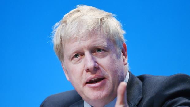 EBoris Johnson, el 22 de junio durante el acto de campaña del Partido Conservador en Birmingham
