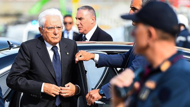Sergio Mattarella, presidente de la República, el pasado 14 de agosto