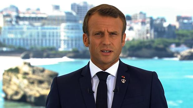 El presidente de la República francesa, Emmanuel Macron