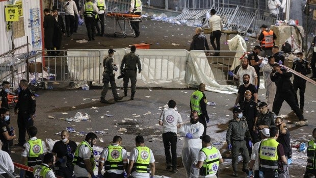 Al menos 44 muertos y 150 heridos en una estampida en un festival religioso judío en el norte de Israel