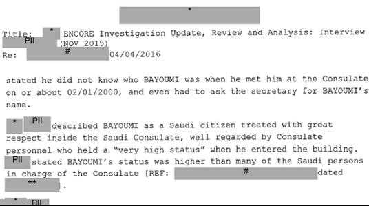Image of one of the declassified documents