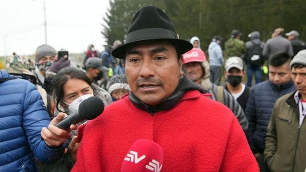 La detención del líder indígena Leonidas Iza enciende la polémica en Ecuador