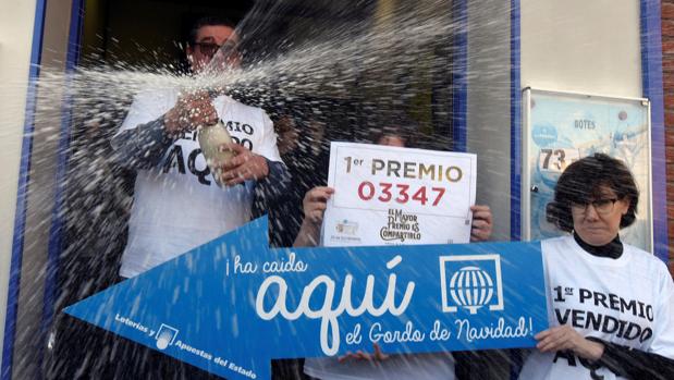 El 03.347 fue el premio Gordo de la Lotería de Navidad 2018