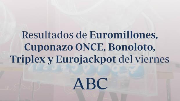 Todos los resultados de las loterías que se han celebrado hoy viernes, 15 de enero de 2021: Bonoloto, Triplex y Cuponazo de la Once