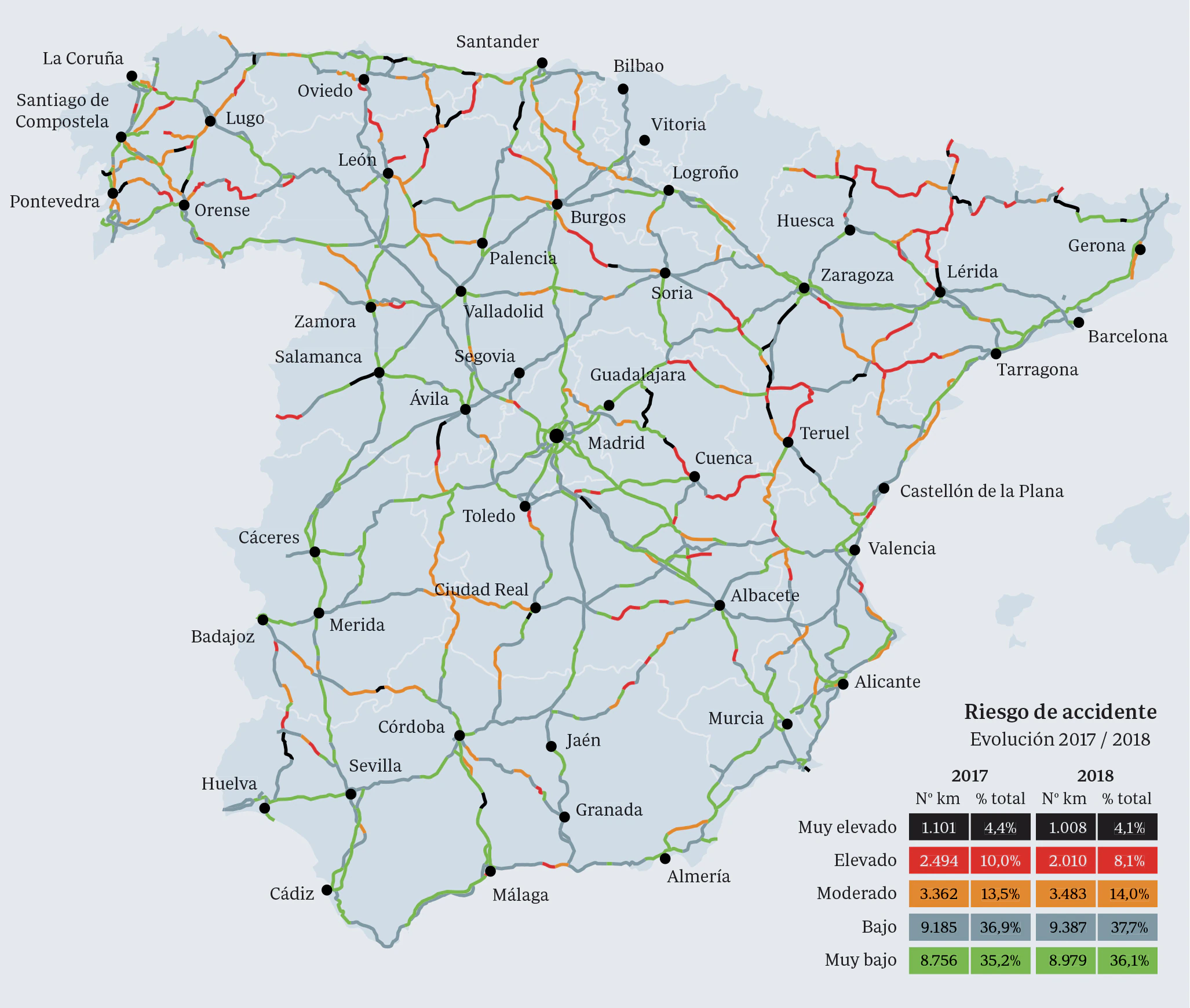 Mapa De Carreteras De España Mapa De Rios