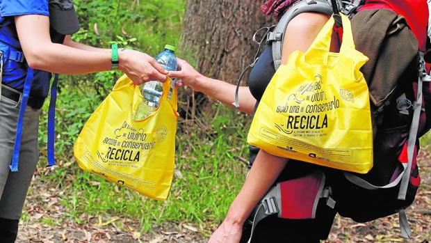 Ecoperegrinos y el camino del reciclaje