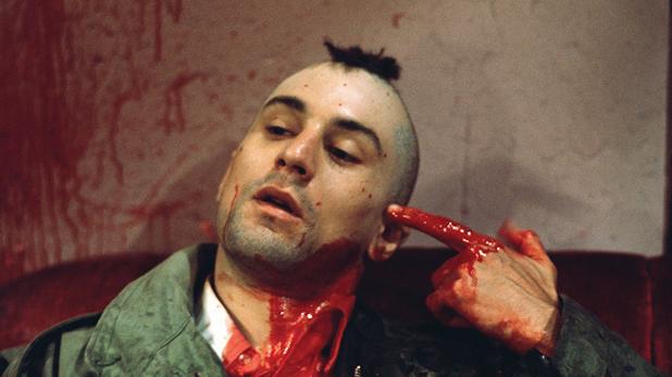 Robert de Niro en una escena de la película «Taxi driver»