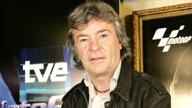 Ángel Nieto, como comentarista de TVE