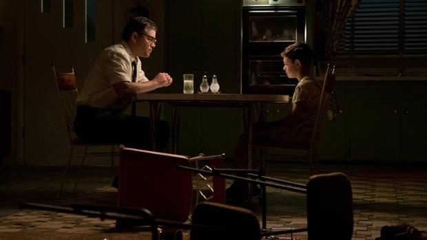 Matt Damon y Noah Jupe en «Suburbicon»