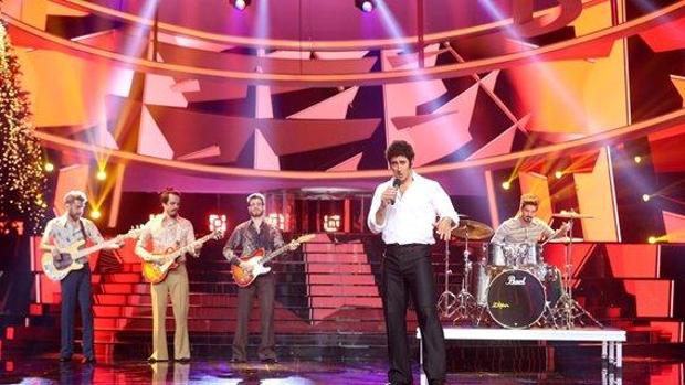 David Amor durante su actuación en la gala de este viernes