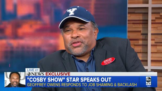 Geoffrey Owens en el programa «Good Morning America»