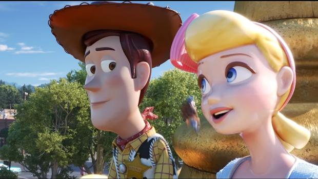 woody y bo peep toy story 4