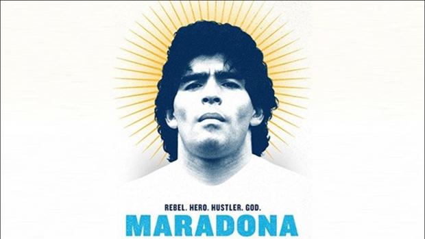 Cartel de Maradona, el documental del astro dirigido por el oscarizado Asif Kapadia