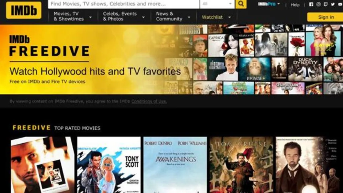 destacar comida derrota IMDb TV, la plataforma donde se pueden ver series y películas gratis