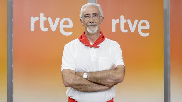 Javier Solano, periodista y comentarista de los Sanfermines para RTVE