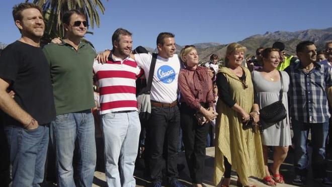 El elenco de «Verano azul» en un reencuentro en 2011