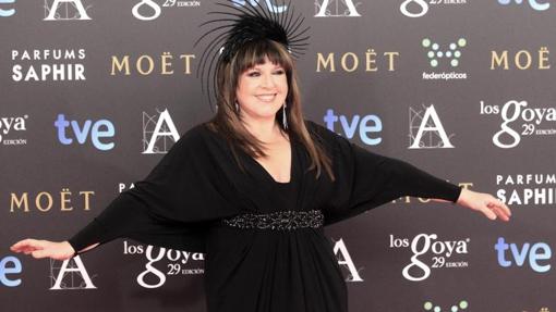 Loles León en una gala de los Goya