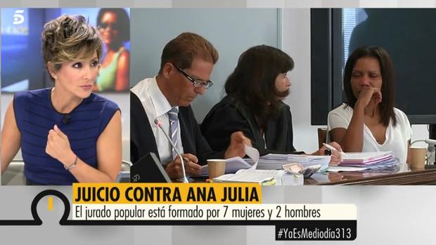 Sonsoles Ónega, este lunes en «Ya es mediodía»