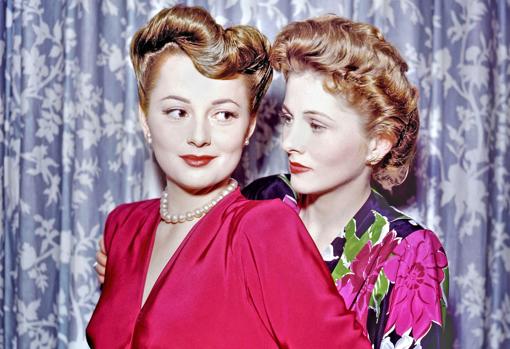 Olivia de Havilland y Joan Fontaine