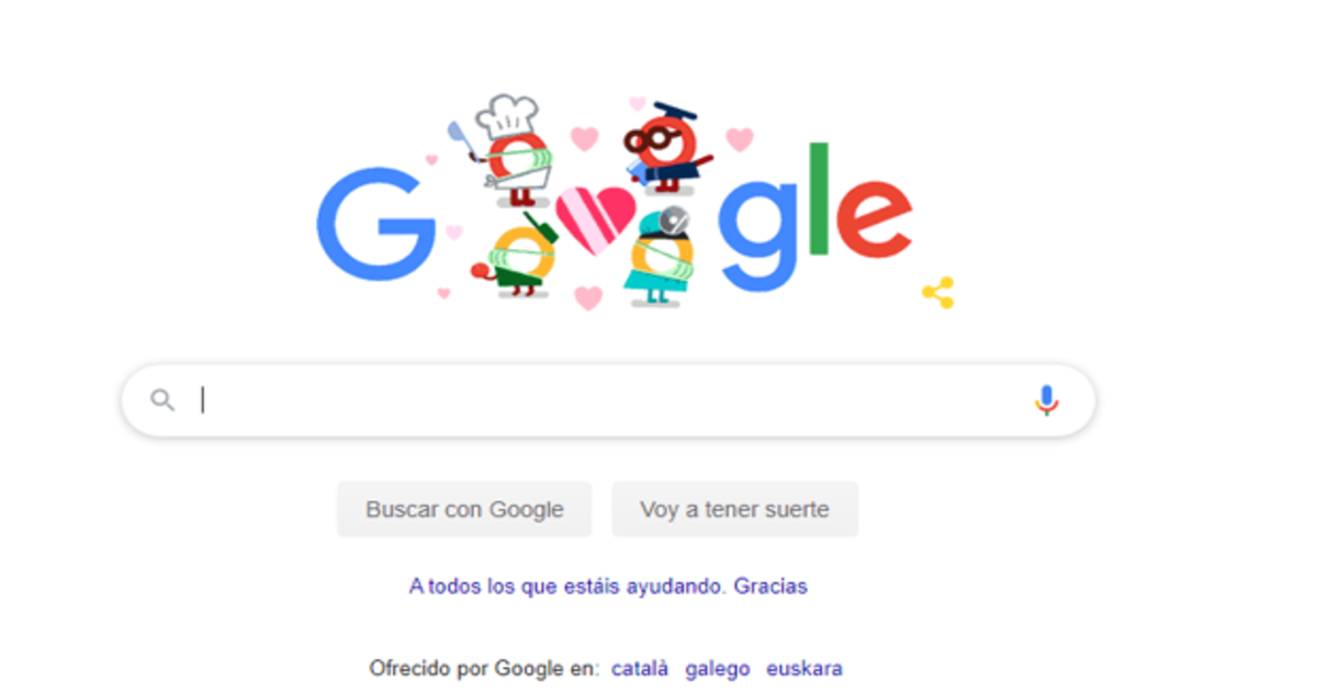 Google Le Dedica Un Doodle A Todos Los Que Estais Ayudando Durante La Crisis Del Covid 19