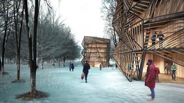 El proyecto 'Wild Synapse', ganador en Europan 13, aborda el programa de viviendas para estudiantes y trabajadores del Campus de la Aalto University