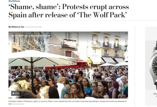 Noticia publicada en «The Washington Post»