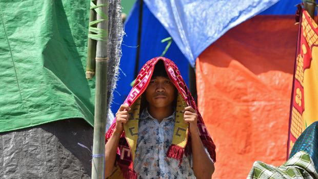 Imagen de un ciudadano indoneso en Lombok