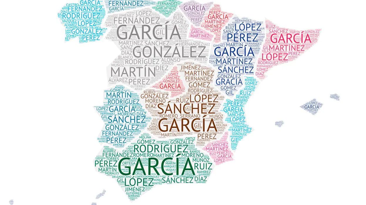 mapa apellidos españa Mapa: Los ocho apellidos catalanes y vascos, los mismos que el 