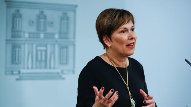 La presidenta de Navarra, Uxue Barkos, la semana pasada