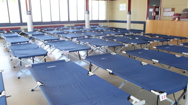 Recurso de Francos Rodríguez I, con 50 plazas de atención humanitaria cedidas a Cruz Roja por el Ayuntamiento de Madrid