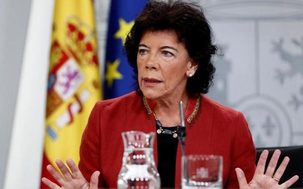 La ministra de Educación y FP, Isabel Celaá