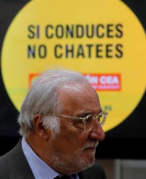 Pere Navarro, en la presentación de la campaña
