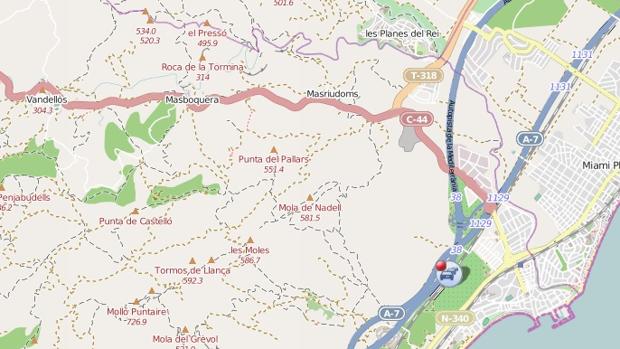 Estado del tráfico según el mapa de incidencias de la Dirección General de Tráfico
