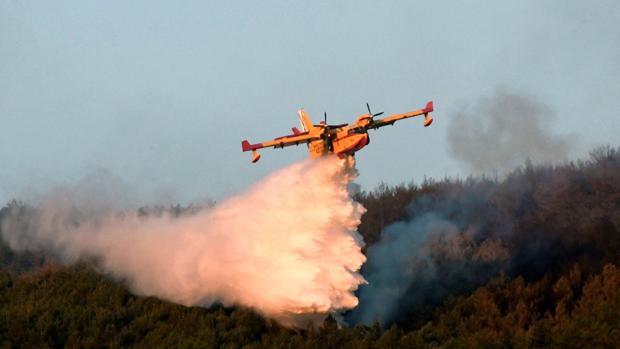 El incendio forestal de La Granja de San Ildefonso