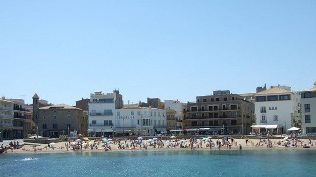 Imagen de la playa de L'Escala (Gerona)