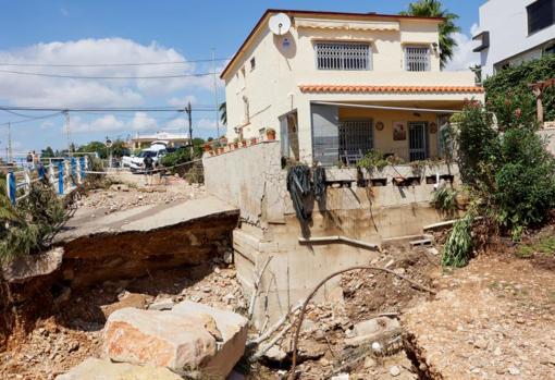 Aspecto de una de las calles de Vinaroz (Castellón)