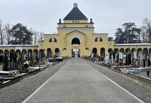 El cementerio de la ciudad italiana